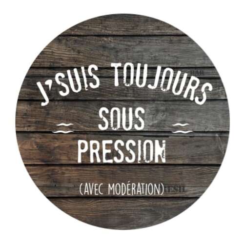 Product image Ivo metal bottle opener keyring - J suis toujours sous pression
