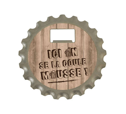 Product image Marcus Metal 3 in 1 Bottle Opener - Ici on se la coule mousse