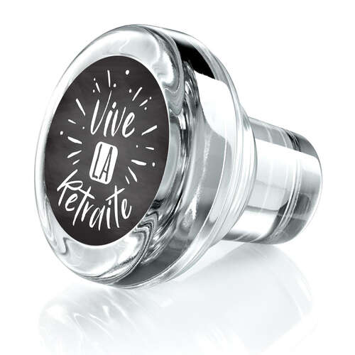 Product image Vinolok crystal stopper - Manhattan/ Vive la retraite