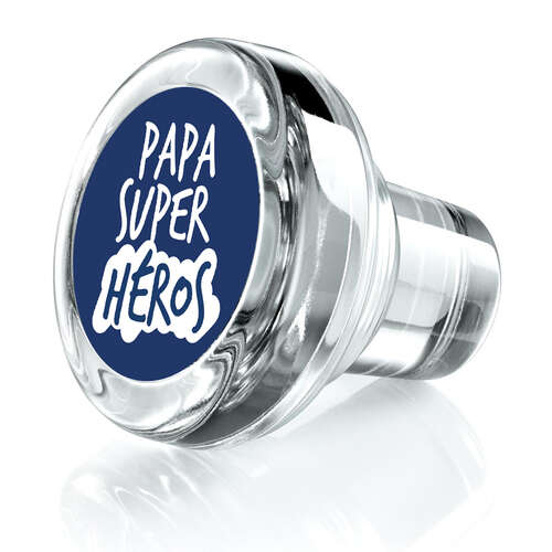 Image du produit Bouchon Vinolok cristal - Bleu/Papa Super Héros