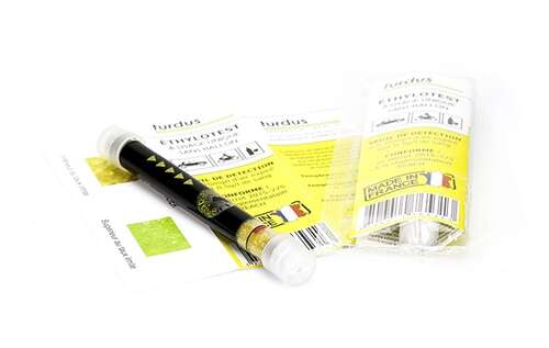Product image Ethylotest Justus single use without balloon 0.5g/l (cardboard display)