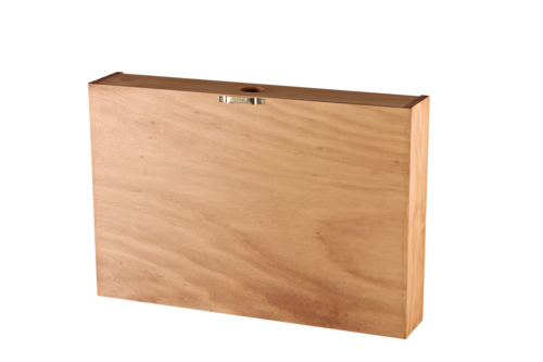 Product image Crate Castel wood/cappucino 6 beers - Ici on se la coule mousse