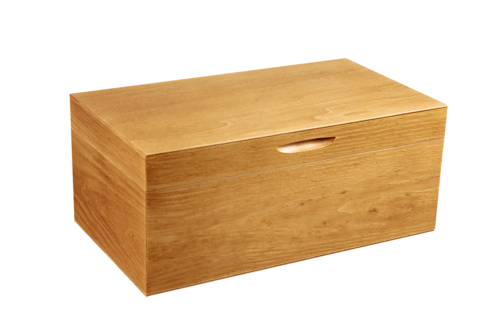 Product image Luxury wine waiter's box Bourgeois Spirits stained wood varnished golden oak 16x