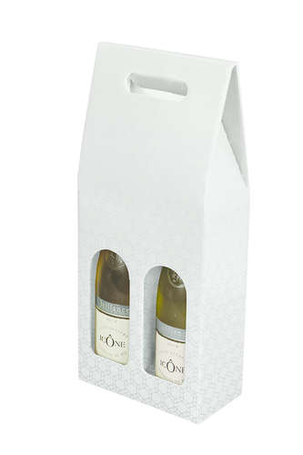 Product image Valisette Santorini Carton Gris Clair 2 bouteilles