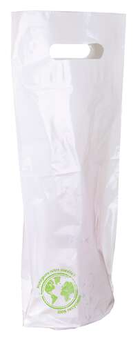 Product image Ecolo plastic bag white/green 1 bouteille