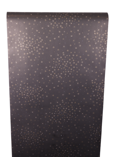 Image du produit Papier cadeau Nuit kraft couché noir/or/blanc 73gr 0,70x100m