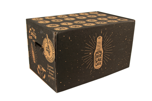 Image du produit Calendrier de l'avent San Diego carton renforcé décoré 24 bières 25-50cl