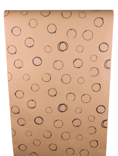 Image du produit Papier cadeau Tanin kraft recyclé brun/noir 70gr 0.70x100m - PEFC7