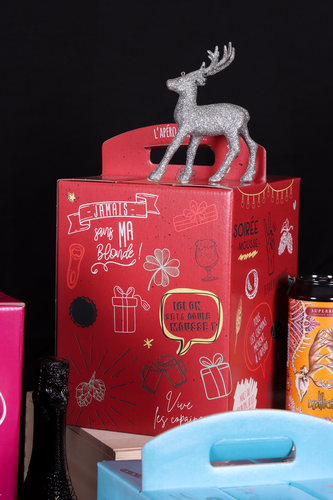 Image du produit Valisette Box Munich carton rouge décoré 9 bières 33cl - FSC7®