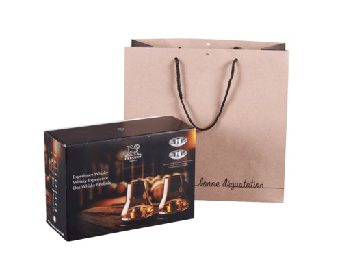 Image du produit Sac Elusa papier kraft brun cabas spiritueux 35x15x33cm - FSC7®