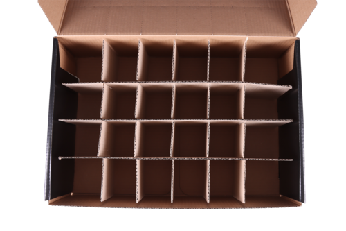 Product image Caisse Calendrier de l'avent Gusto carton décor 24 cases 47x32x16cm