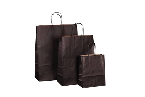 Product image Esprit Eco bag black kraft paper shopping bag 18x8x22cm - FSC 7