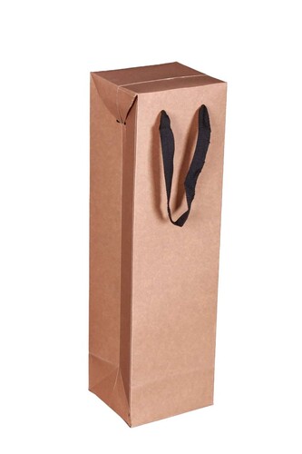 Image du produit Sac Boxbag Atlanta papier kraft naturel 1 bouteille