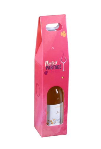 Product image Burano 1-bottle decorated cardboard box - FSC7