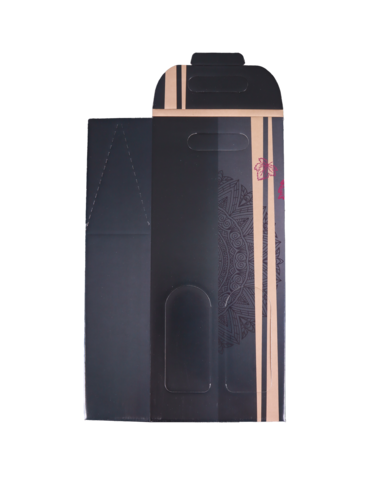 Image du produit Valisette Santino carton noir/or 2 bouteilles - FSC7®