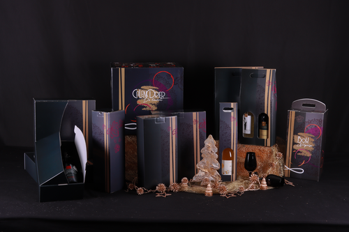 Product image Santino black/gold cardboard case 3 bottles