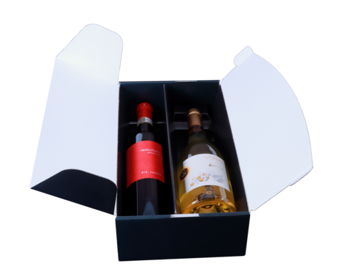 Product image Santino black/gold cardboard box 2 bottles - FSC7®