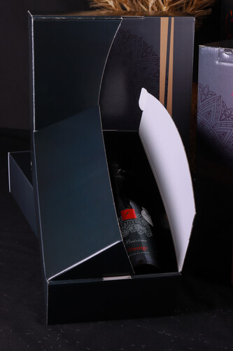 Image du produit Coffret Santino carton noir/or 2 bouteilles - FSC®7
