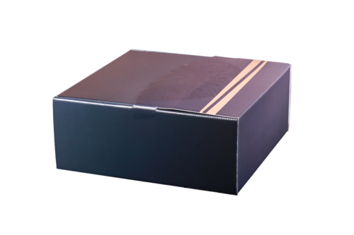 Product image Santino black/gold cardboard box 30x12x30cm - FSC 7