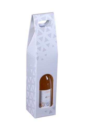 Image du produit Valisette Montreal carton gris/taupe 1 bouteille - FSC7®