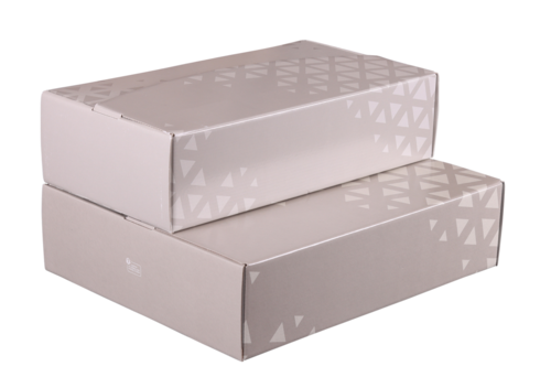 Product image Montreal box grey/taupe cardboard 3 bottles- FSC 7