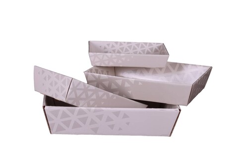 Product image Montreal basket grey/taupe cardboard 42x31x10cm