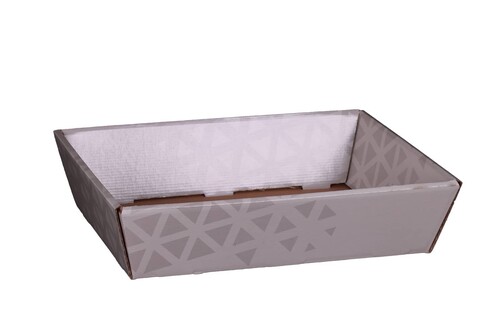 Product image Montreal basket grey/taupe cardboard 42x31x10cm