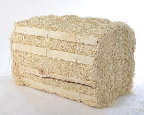 Product image Fibre dunnage natural poplar wood 2mm, bale approx. 20kg, packed