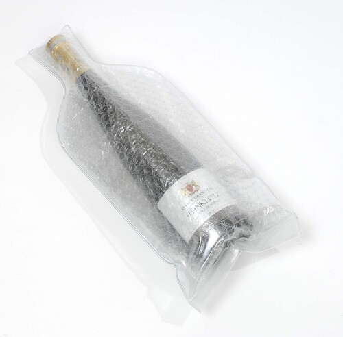 Image du produit Pochette en vinyle Wineskin transparente pour 1 bouteille