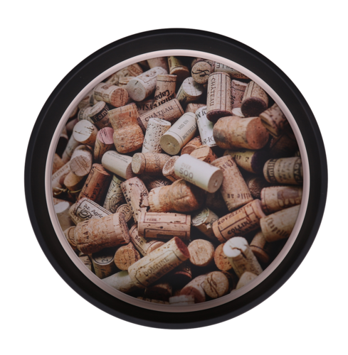Product image Viggo round metal tray - Quitte ou double