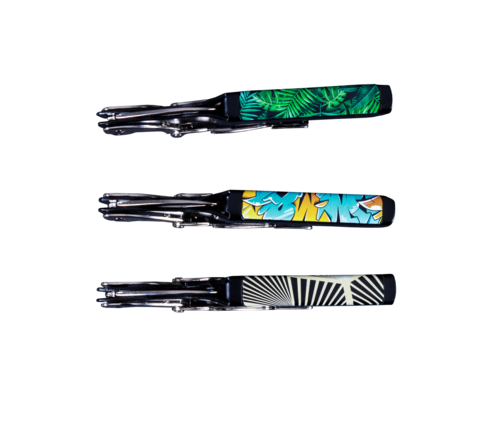Product image Lazio Exotic double-supported corkscrew, teflon handle, cap cutter, bottle opene