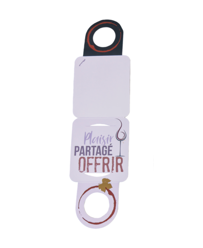 Product image Message card/Victoria drip stop disc decorated - Tu vin ou tu vin pas