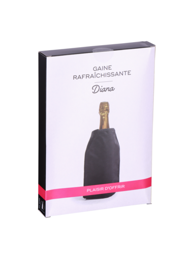 Image du produit Gaine rafraichissante Diana noir Vin/champagne, livré en présentoir de 8 boites