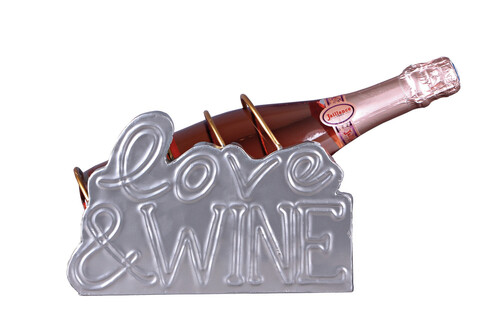 Product image Support bouteille Félix métal - Love et Wine