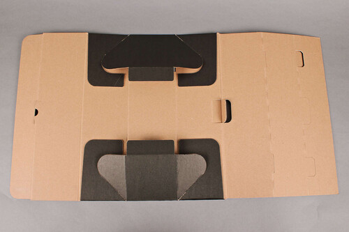 Product image Chicago box smooth kraft cardboard black magnum