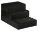 Product image Milan black fabric-look cardboard box 4 bouteilles