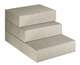 Product image New York taupe grey line-look cardboard box 4 bouteilles