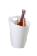 Image du produit Seau à champagne Berina plastique blanc 1 bouteille