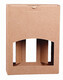 Image du produit Valisette Atlanta carton kraft lisse 3 bières 33/50cl (type Steinie)