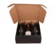 Image du produit Calage Napoli carton kraft noir pour coffret 3 bouteilles