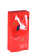 Image du produit Sac Boxbag Sofia papier pélliculé rouge festif 2 bouteilles