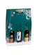 Image du produit Valisette Calgary carton décoré vert/blanc festif 3 bouteilles - FSC®7