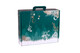 Image du produit Valisette gourmande Calgary carton renforcé vert/blanc festif, 42x35.5x12cm