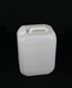 Product image White, stackable, food-grade plastic barrel, 5 litres, black cap