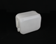 Product image White, stackable, food-grade plastic barrel, 5 litres, black cap