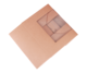 Image du produit Coffret Atlanta carton kraft brun lisse vitrine, montage automatique, 38x30x14cm