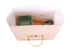 Product image Boxbag Ravenne red/gold/beige matte laminated paper bag 310gr, 31x16x16cm