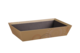 Product image Ibiza rigid cardboard basket Gold/black rectangle 33x20x7cm