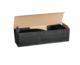 Product image Milan black cloth-look cardboard box, Magnum