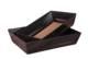 Image du produit Corbeille Porto carton kraft noir/brun 36.5x28x8cm- FSC®7